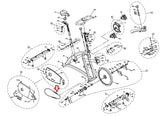 Horizon Fitness P8000 - FC16B Stationary Bike Drive Chain 080352 - hydrafitnessparts