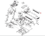 Horizon Fitness Paragon II - TM59 TM363 Treadmill Right Foot Rail MB0801018BR - hydrafitnessparts