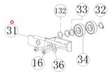 Horizon Fitness Peak Trainer - HT5.0 - EP031 Stepper Step Fixing Plate Of Idle Wheel 1000439234 - hydrafitnessparts