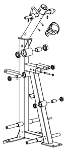 Horizon Fitness Peak Trainer - HT5.0 - EP031 Stepper Step Frame Set 1000439951 - hydrafitnessparts