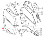 Horizon Fitness Peak Trainer - HT5.0 - EP031 Stepper Step Left Chain Cover 1000439279 - hydrafitnessparts