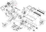 Horizon Fitness PST Pro - TM197 Treadmill Console Membrane Keypad 040675-A - hydrafitnessparts