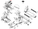 Horizon Fitness PST6TM163 Treadmill Display Console with Circuit Board 013634-AB - hydrafitnessparts