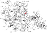 Horizon Fitness S3+ - FC052 M4 - FC009 Stationary Bike Adjustment Knob 1000204238 - hydrafitnessparts