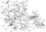 Horizon Fitness S3+ - FC052 M4 - FC009 Stationary Bike BB Bolt M8x25L 1000204263 - hydrafitnessparts