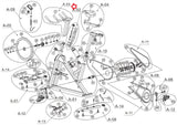 Horizon Fitness S3+ - FC052 M4 - FC009 Stationary Bike Handlebar Set 1000204245 - hydrafitnessparts