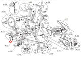 Horizon Fitness S3+ - FC052 M4 - FC009 Stationary Bike Stabilizer End Cap 1000220542 - hydrafitnessparts