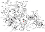 Horizon Fitness S3+ - FC052 Stationary Bike Bottom Bracket MFR-ZY-F-02 1000204266 - hydrafitnessparts