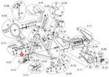 Horizon Fitness S3+ - FC052 Stationary Bike Front Stabilizer 1000220510 - hydrafitnessparts