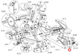 Horizon Fitness S3+ - FC052 Stationary Bike Right Crank Arm 1000392584 - hydrafitnessparts