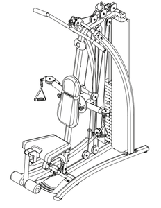 Horizon Fitness S400 - GM208 Strength System Owner Manual 086285 - hydrafitnessparts