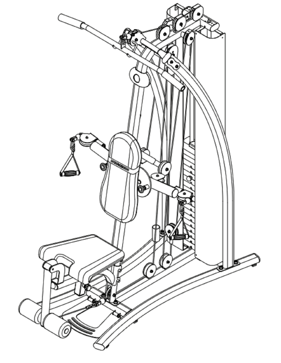 Horizon Fitness S400 - GM208 Strength System Owner Manual 086285 - hydrafitnessparts