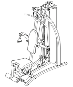 Horizon Fitness SXS 5.7 - GM200 Strength System Owner Manual 084807 - hydrafitnessparts