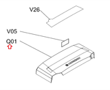 Horizon Fitness T202-03 CT7.2 Treadmill Motor Hood Shroud Cover 1000300622 - hydrafitnessparts