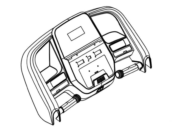 Horizon Fitness T202-06 - TM1030 Treadmill Display Console Assembly 1000472773 - hydrafitnessparts