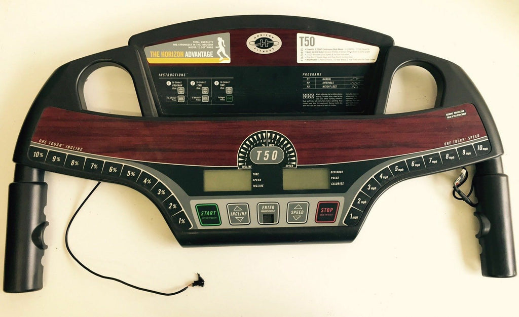 Horizon Fitness T50 Treadmill Electronic Display Console Panel Suh 