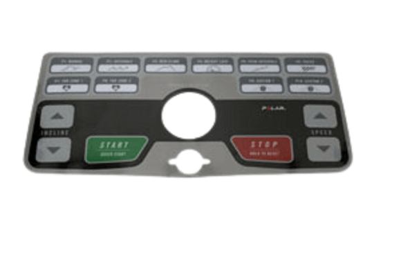 Horizon Fitness T6 - TM250 Treadmill Display Console Keypad Overlay 064368-AX - hydrafitnessparts