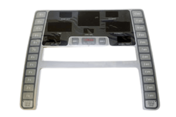 Horizon Fitness T6 - TM250 Treadmill Display Console Overlay with Speed Keys 064367-AX - hydrafitnessparts