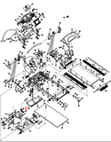 Horizon Fitness Treadmill Right Elevation Frame 007585-D - hydrafitnessparts