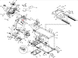 Horizon Fitness Treadmill Right Mast Strengthen Tube 014893-AA - hydrafitnessparts