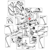 Horizon HT5.0- EP031 Stepper Step Right Swing Head Fixed Base Welding 1000439960 - hydrafitnessparts