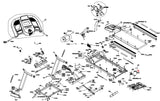 Horizon Matrix Fitness Treadmill Round Head Socket Screw M10X1.5PX90L 004496-AC - hydrafitnessparts