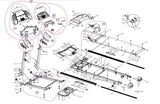 Horizon Matrix Tempo Triumph Fitness Treadmill Accent Piece Decal 055282-A - hydrafitnessparts