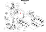 Horizon T7.6 LS760T LS780T Fitness Treadmill Right Handle Bar Set 097768 - hydrafitnessparts