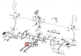 Horizon Tempo Fitness Elliptical Rail to Frame Screw M8x1.25Px75L 004778-AB - hydrafitnessparts