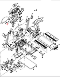 Horizon Tempo Fitness Treadmill Oval Hex Socket Screw M8X1.25PX40L 004728-00 - hydrafitnessparts