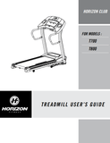 Horizon TM306 TM306B TM306D TM306C TM306E TM306F Treadmill Owner Manual 077678 - hydrafitnessparts