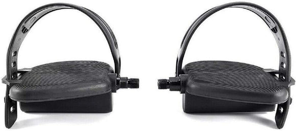 Hydra Fitness Exchange Pedal Pair with Straps 9/16
