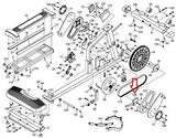 Icon Health & Fitness, Inc. Crank Bracket 336712 Works with NordicTrack Proform Elliptical - fitnesspartsrepair