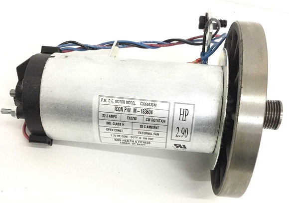 Icon Health & Fitness, Inc. DC Drive Motor Assembly C3364B3244 M-183604 187953 Works with Nordic-Track Proform Treadmill (Certified Refurbished) - fitnesspartsrepair