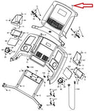 Icon Health & Fitness, Inc. Display Console Panel 376896 Works with NordicTrack Elite 7700 831.249377 Treadmill - fitnesspartsrepair