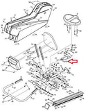 Icon Health & Fitness, Inc. Locking Clevis Pin 9.5MM X 28.5MM 194343 Works with FreeMotion NordicTrack Recumbent Bike - fitnesspartsrepair