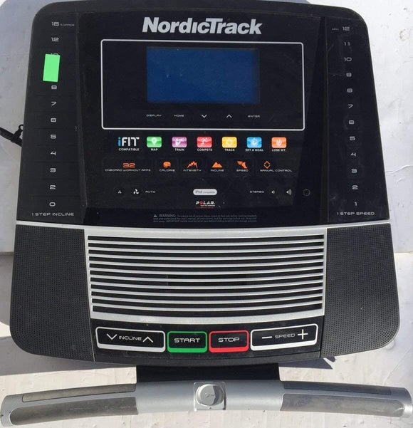 Icon Health & Fitness, Inc. Nordic-Track C900 Treadmill Upper Display Panel Console Upper Board and Membrane - fitnesspartsrepair