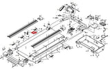 Icon Health & Fitness, Inc. Safety Adjustment pin W/Catch Latch Works with NordicTrack Treadmill - fitnesspartsrepair