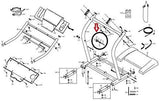 Icon Health & Fitness, Inc. Safety Adjustment pin W/Catch Latch Works with NordicTrack Treadmill - fitnesspartsrepair