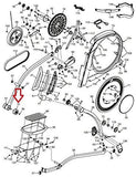 Icon Health & Fitness, Inc. Wheel with Hub and Bearings 329271 Works with NordicTrack Freemotion Proform Elliptical - fitnesspartsrepair