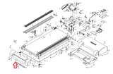 Image 10.2QI/10.2QL 10.4QI 10.4QL 10.6QL 10.8QL Treadmill Rear End Cap 185428 - fitnesspartsrepair