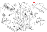 Image 10.3E 10.4Q 10.6Q 10.8Q 12.2I Treadmill Motor Hood Shroud Cover 145269 - hydrafitnessparts