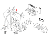 Image Life Styler Reebok Weslo Proform Treadmill Central Crossbar Cover 161175-b - fitnesspartsrepair