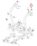 Image Lifestyler NordicTrack Proform Treadmill Console End Cap 157223 - fitnesspartsrepair