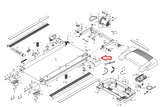 Image Weslo Treadmill Right Front Endcap 199754 - fitnesspartsrepair