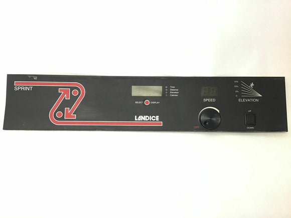 Landice 8700 Sprint 8700 LTD treadmill Display Panel Touch Pad Membrane - fitnesspartsrepair