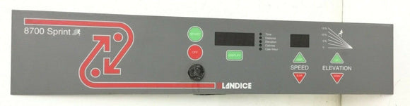 Landice 8700 Treadmill Display Console Panel 70111 - fitnesspartsrepair