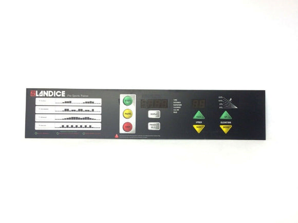 Landice L7 L8 L9 Treadmill Display Console Panel MFR-L9-01817 - hydrafitnessparts