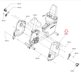 Life Fitnes OSR Activate (OSR) Stationary Bike Left Front Shroud 0K76-01006-0200 - hydrafitnessparts