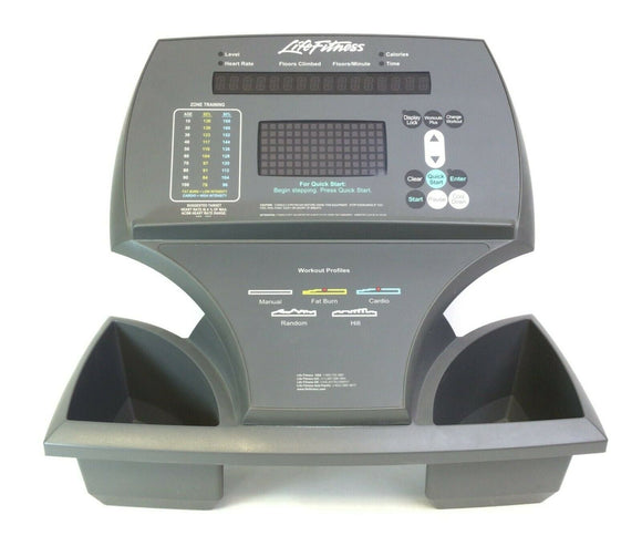 Life Fitness 93S - 93SI Stepper Step Display Console Assembly AK47-00161-0001 - hydrafitnessparts